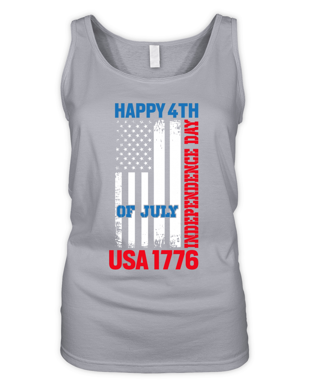 Happy 4th of July USA 1776 Organic Women's Tank Top