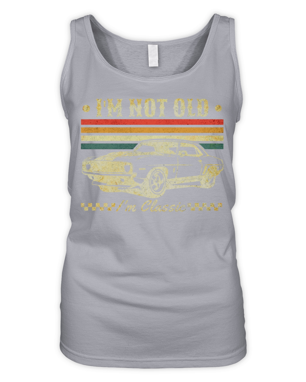 Im Not Old Im Classic Vintage Retro Car Lover Organic Women's Tank Top