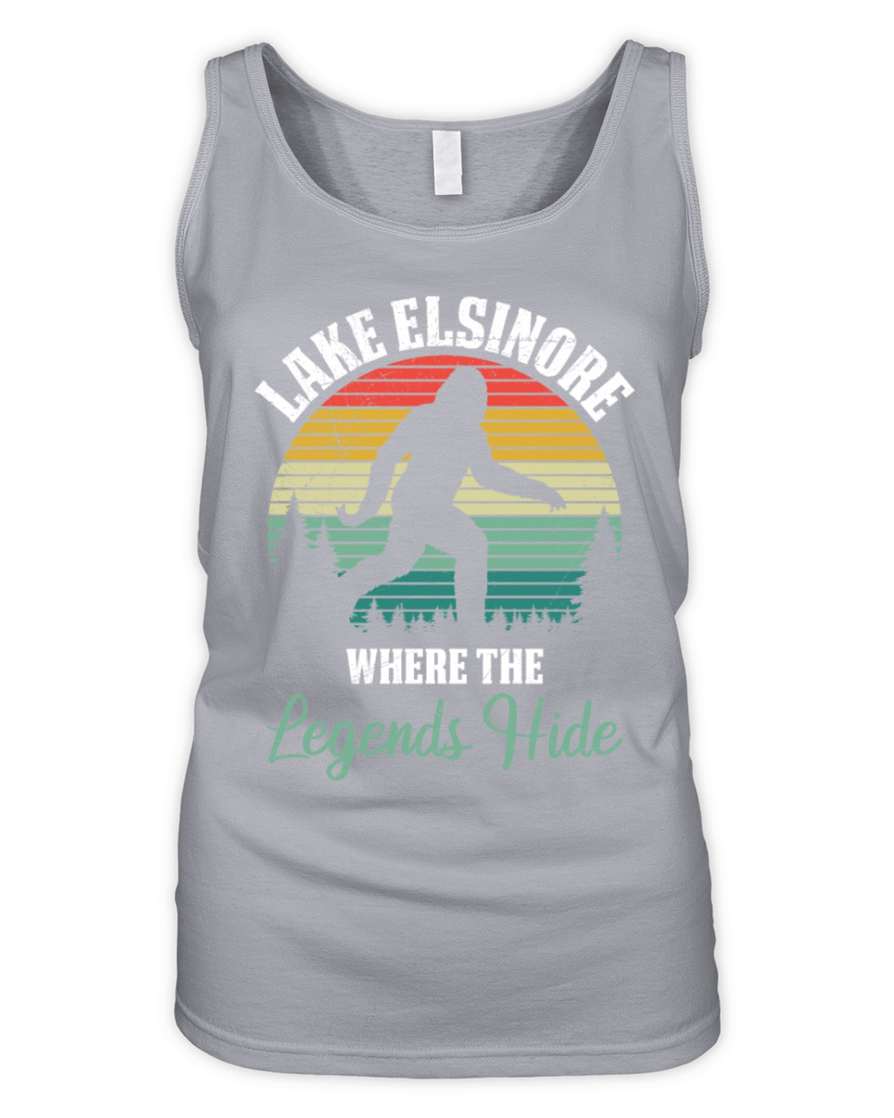 LAKE ELSINORE California WHERE THE LEGENDS HIDE Organic Women's Tank Top