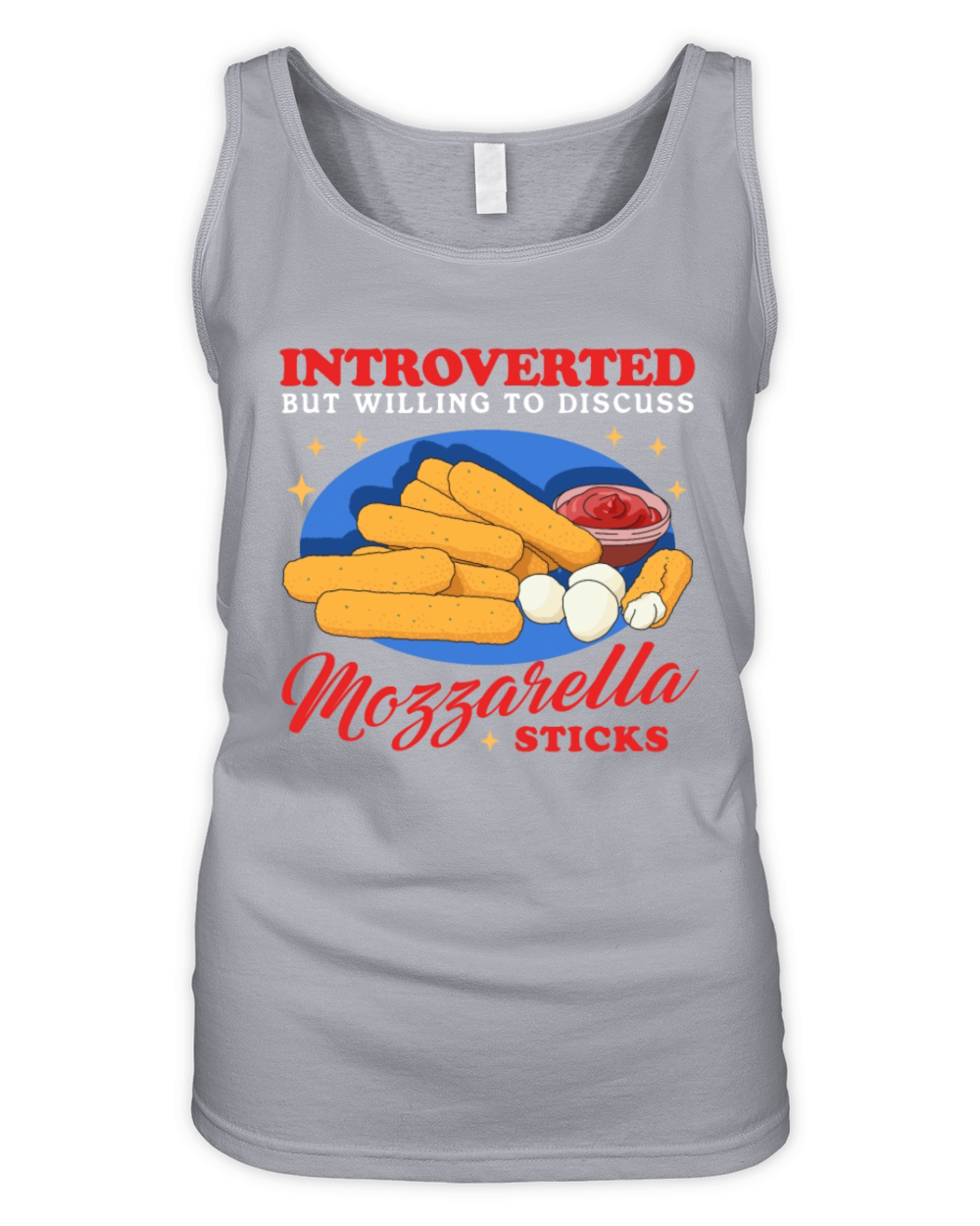To Discuss Mozzarella Sticks Organic Women's Tank Top