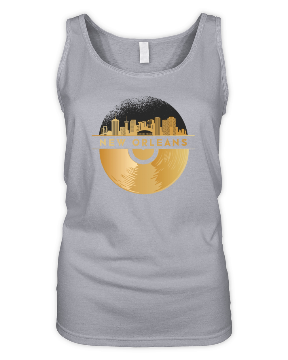 Vinyl-Record-Player Disco-Music Organic Women's Tank Top