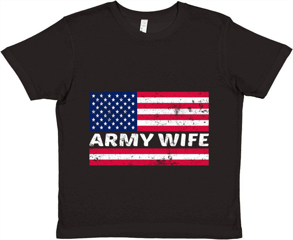 Army wife 02 Premium Kids Crewneck T-shirt