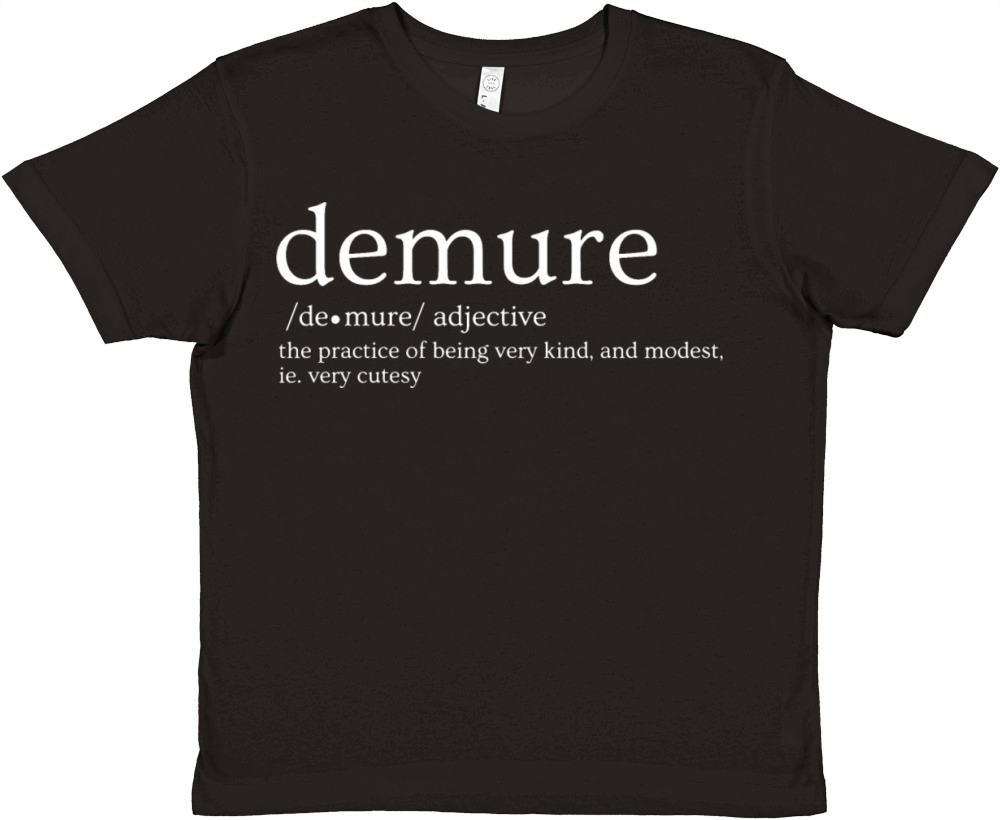 Demure Definition Very Demure Very Mindful Very Premium Kids Crewneck T-shirt