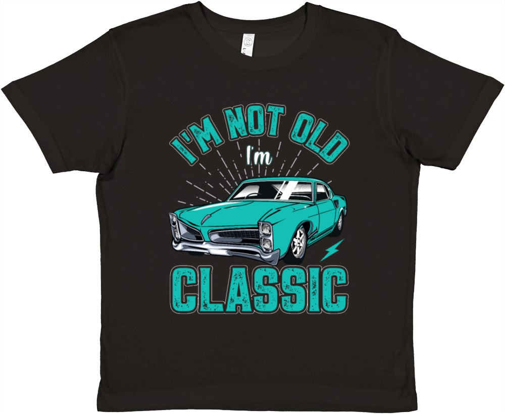 Im Not Old Im Classic Vintage Retro Car Lover Premium Kids Crewneck T-shirt