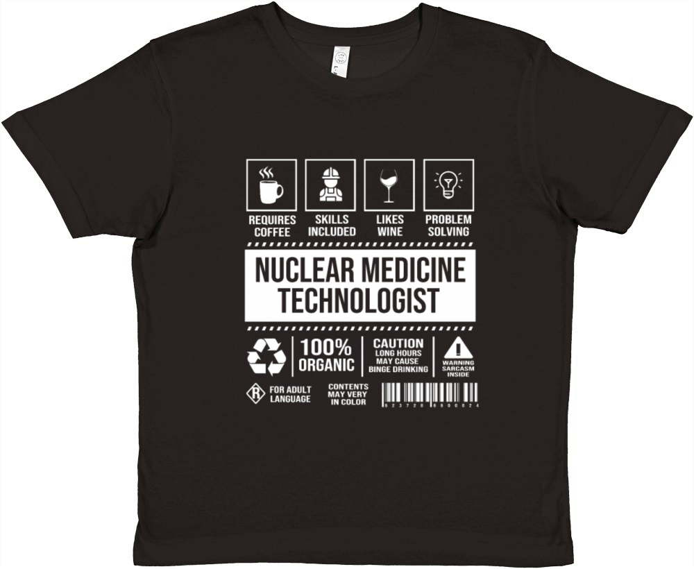 Retro Vintage Nuclear Medicine Nuc Med Tech Premium Kids Crewneck T-shirt