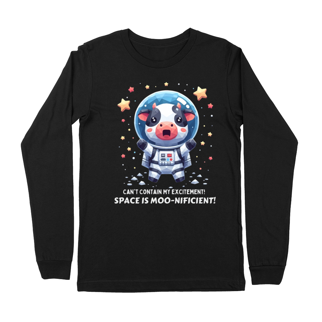 Astronaut Cow Premium Long Sleeve