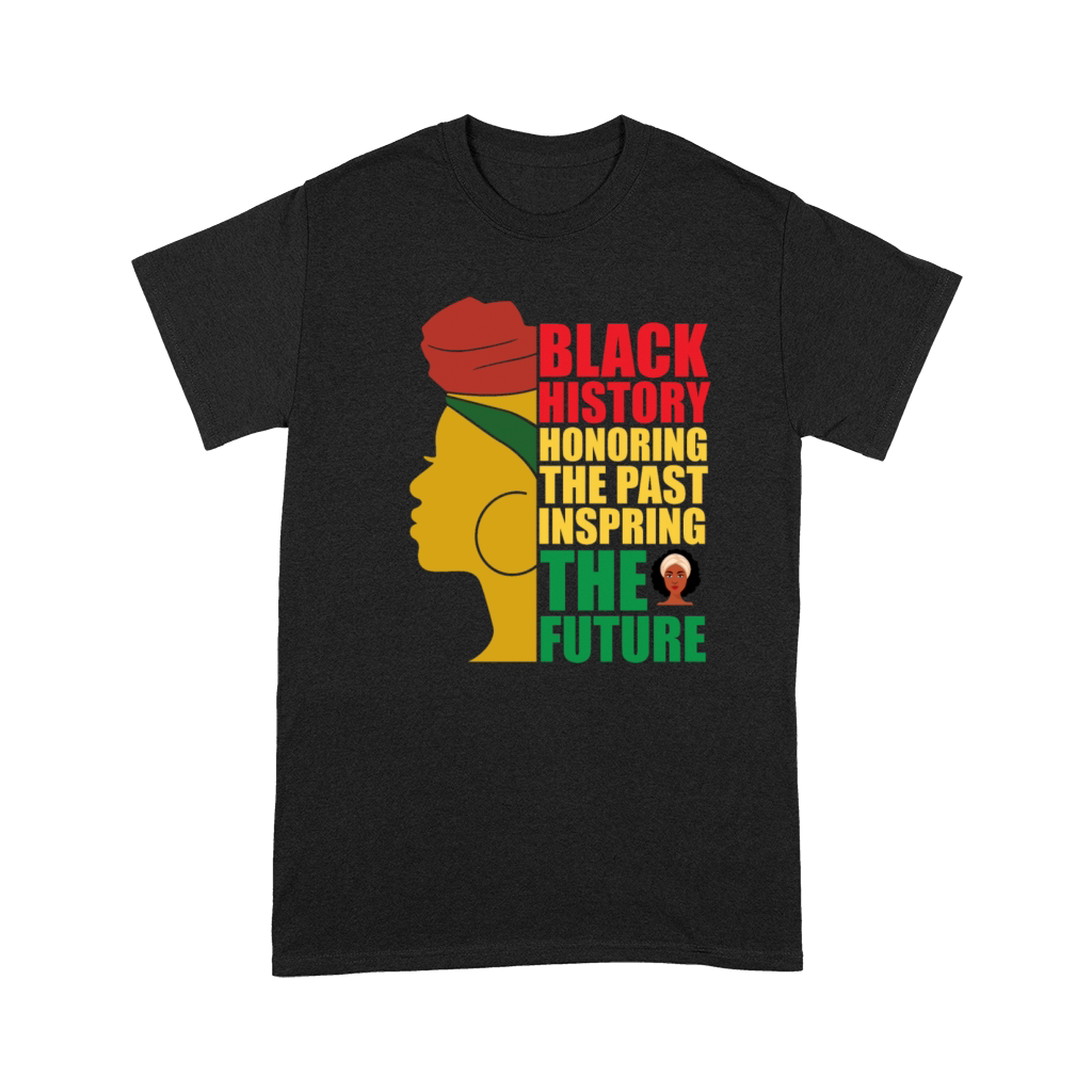 black history honoring the past inspring the futur Premium T-shirt