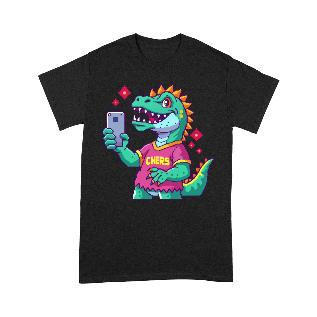 dinosaur selfi Premium T-shirt
