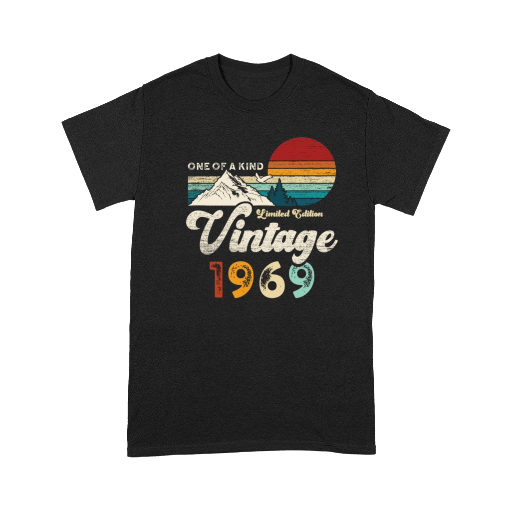 Vintage 1969 Birthday Mountains Premium T-shirt