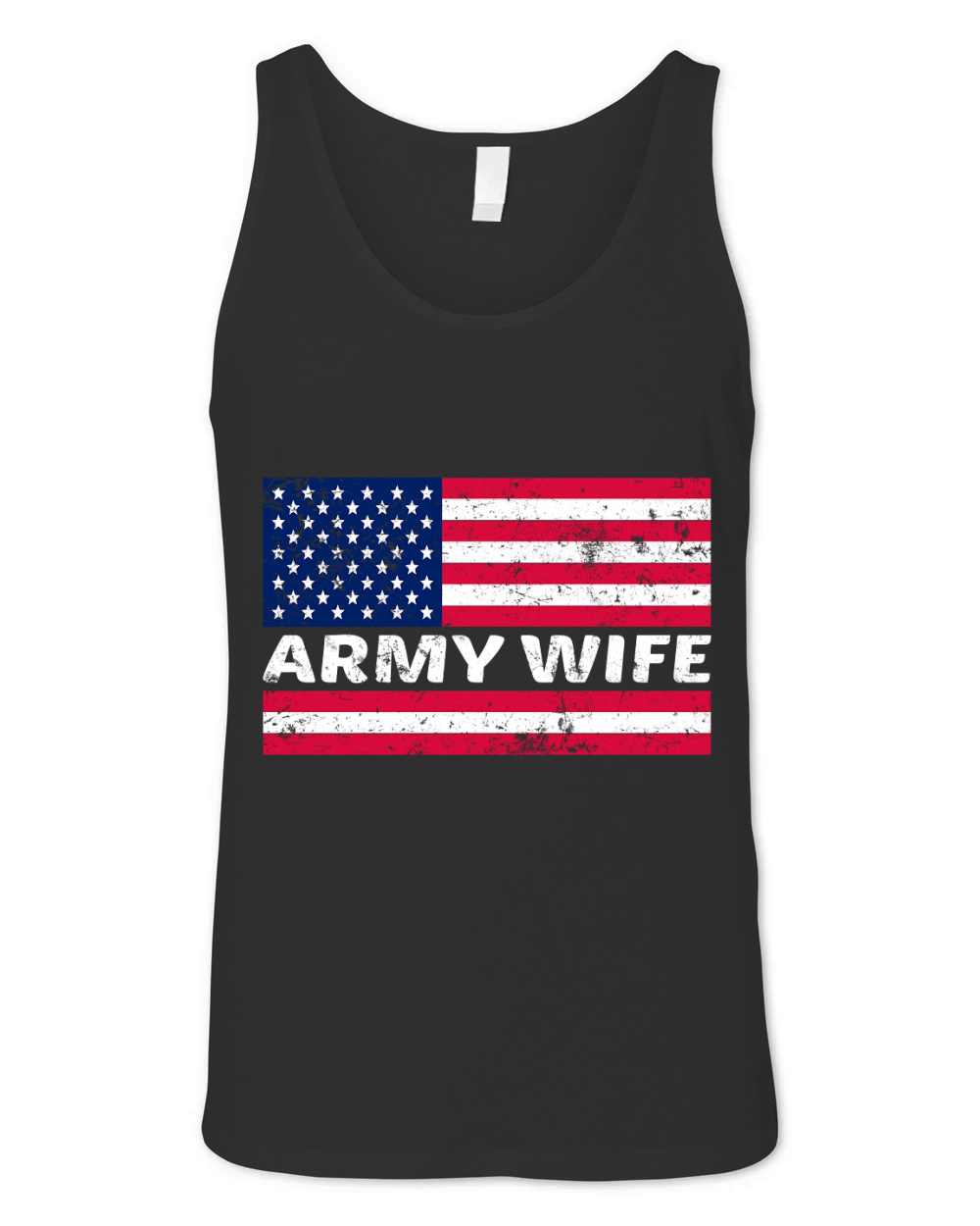 Army wife 02 Unisex Jersey Tank