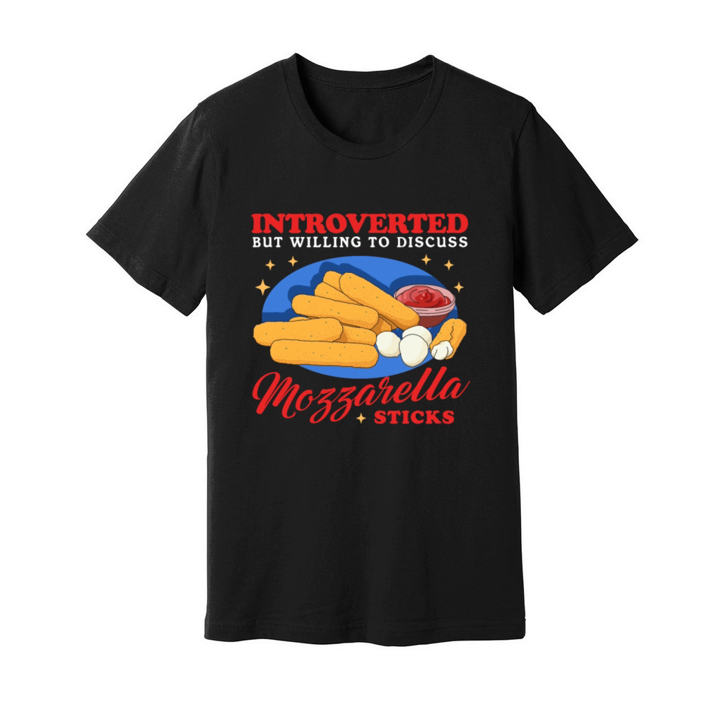 To Discuss Mozzarella Sticks Unisex Jersey Tee