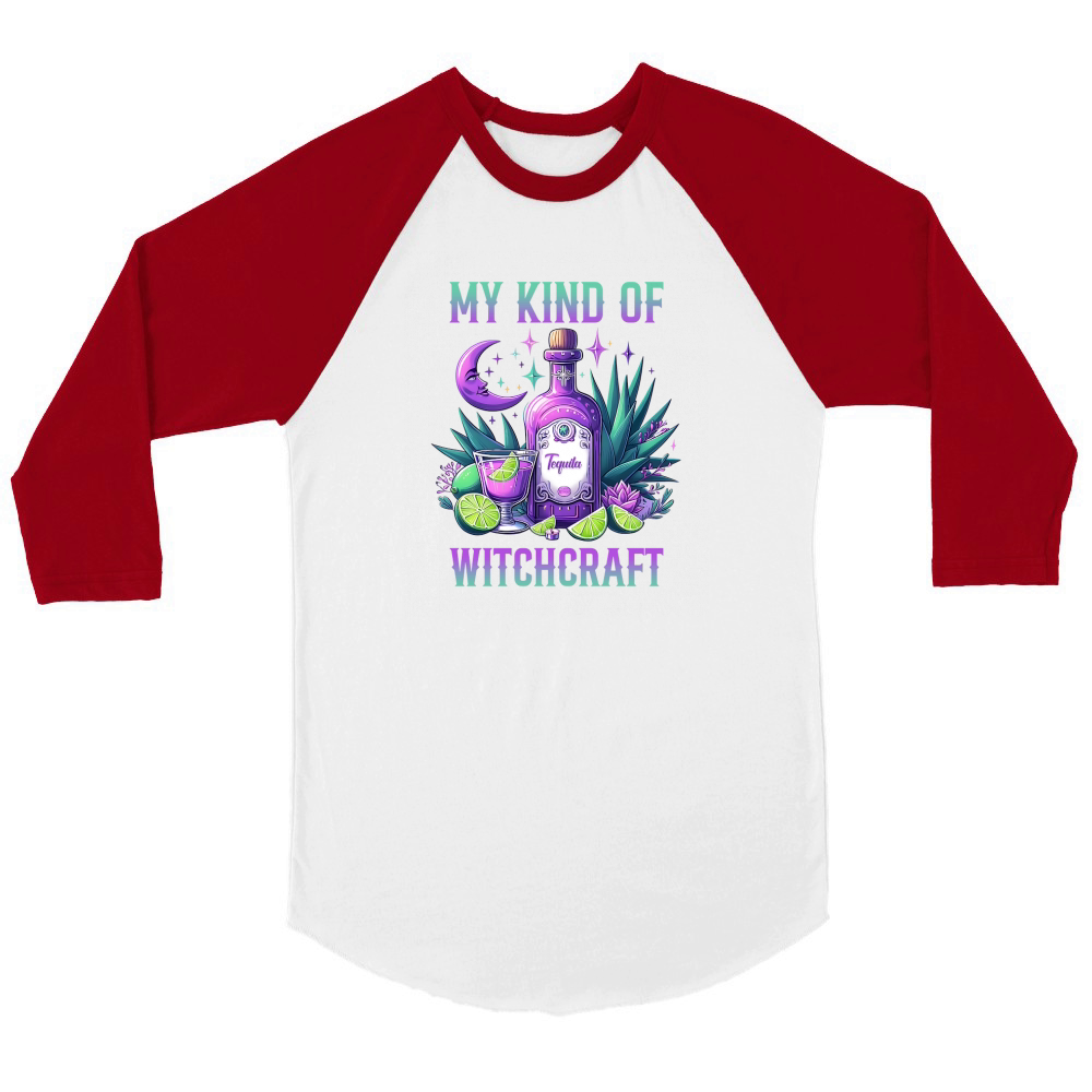 My kind off witchcraft Unisex ¾ sleeve Raglan T-shirt