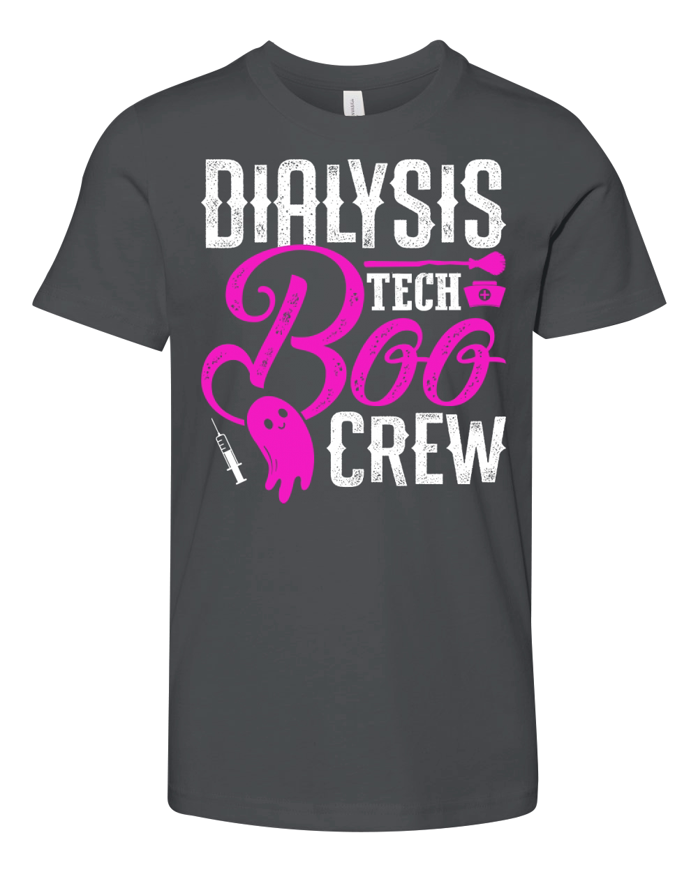 Halloween dialysis tech boo crew Youth Unisex Jersey Tee