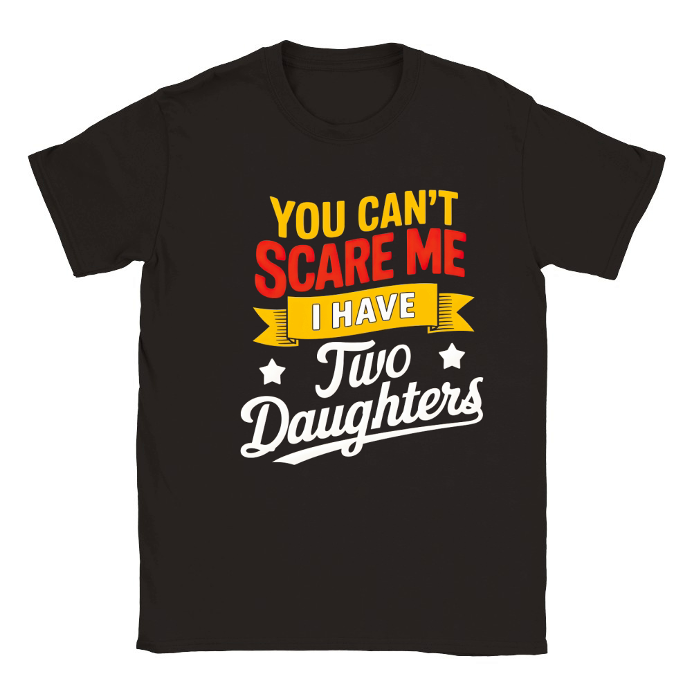 you cant i have two daughters Classic Kids Crewneck T-shirt