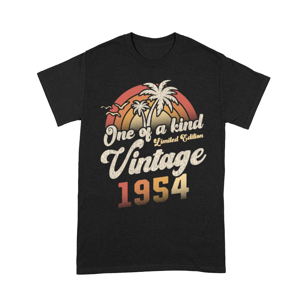 Vintage 1954 Birthday Palm Trees Comfort T-shirt
