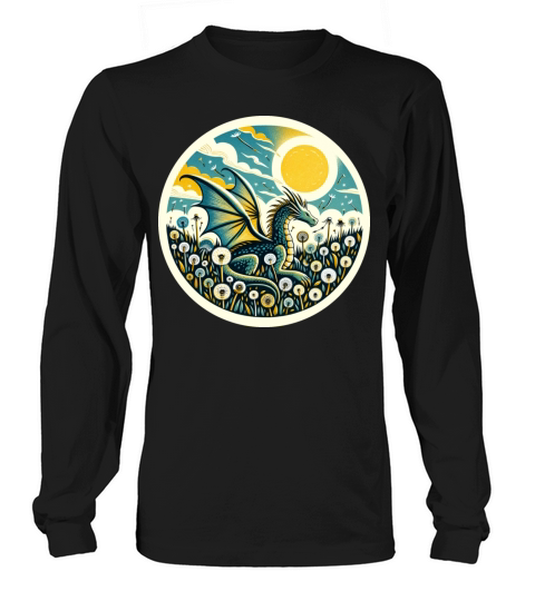 Vintage Dragon Long sleeved Unisex