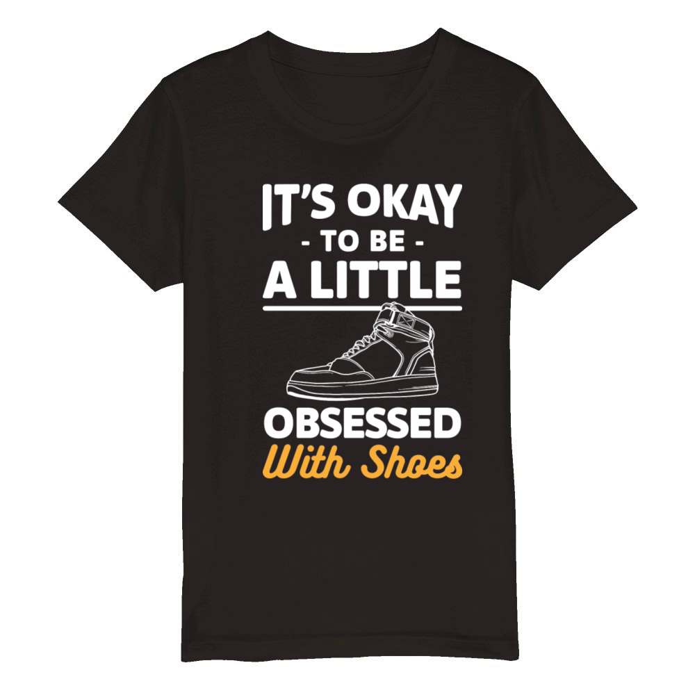 Shoe Collector Shoe Lover Boots Collector Organic Kids Crewneck T-shirt