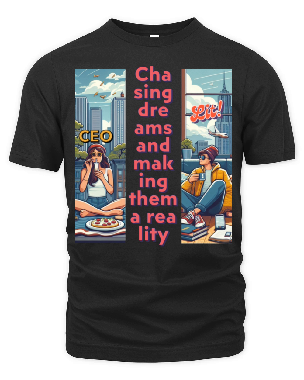 Chasing dreams Organic Unisex T-shirt