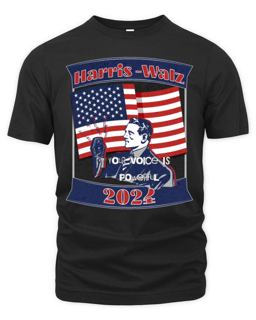 Harris-Walz 2024 - Your Voice Is Powerful Organic Unisex T-shirt