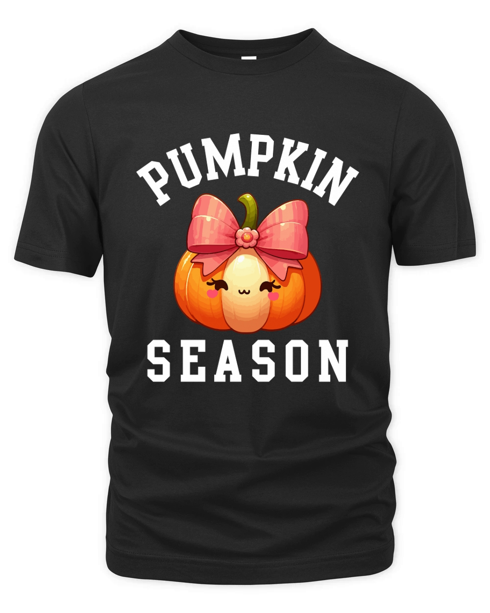 Pumpkin Season (white) Organic Unisex T-shirt