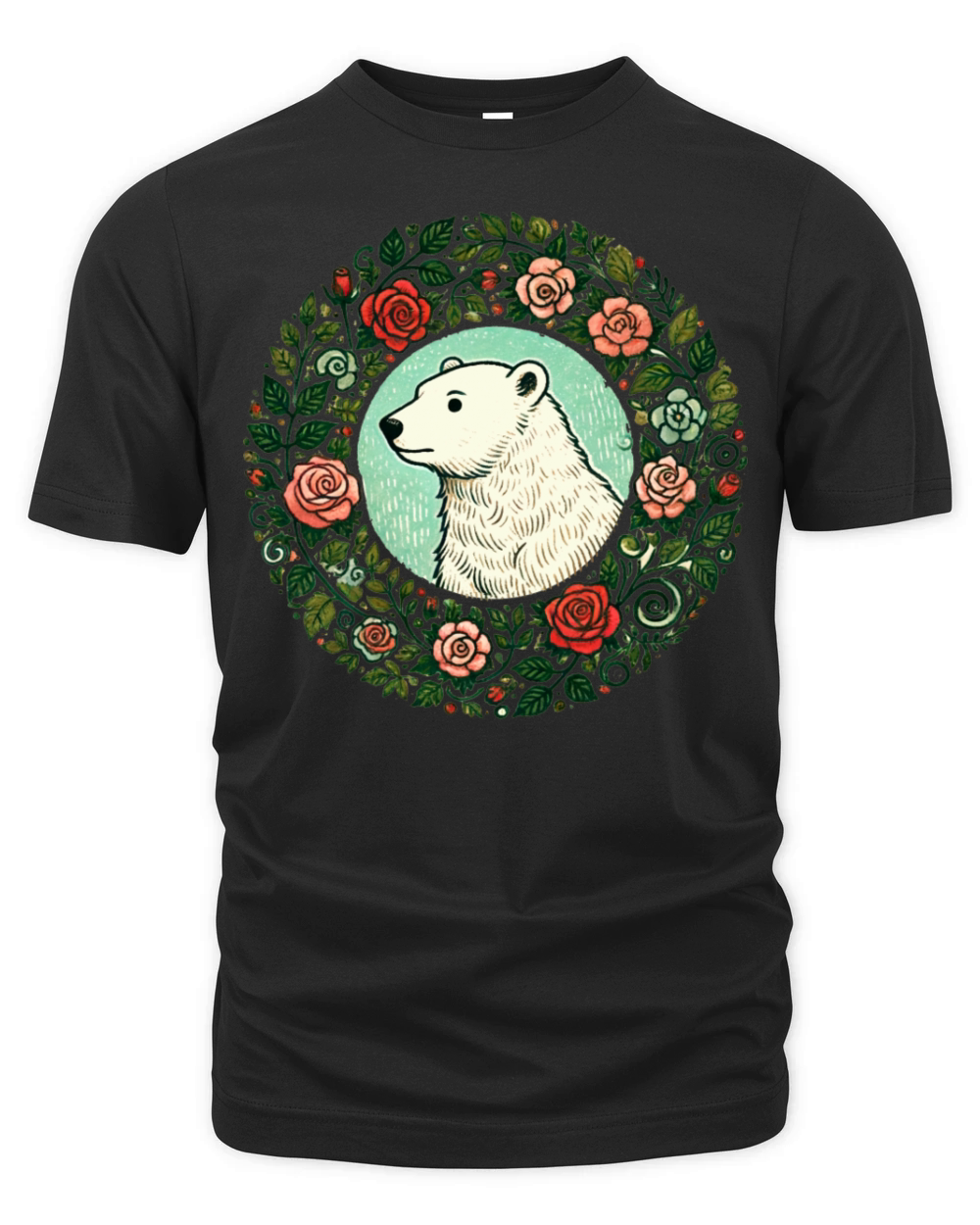 Vintage Polar Bear Organic Unisex T-shirt