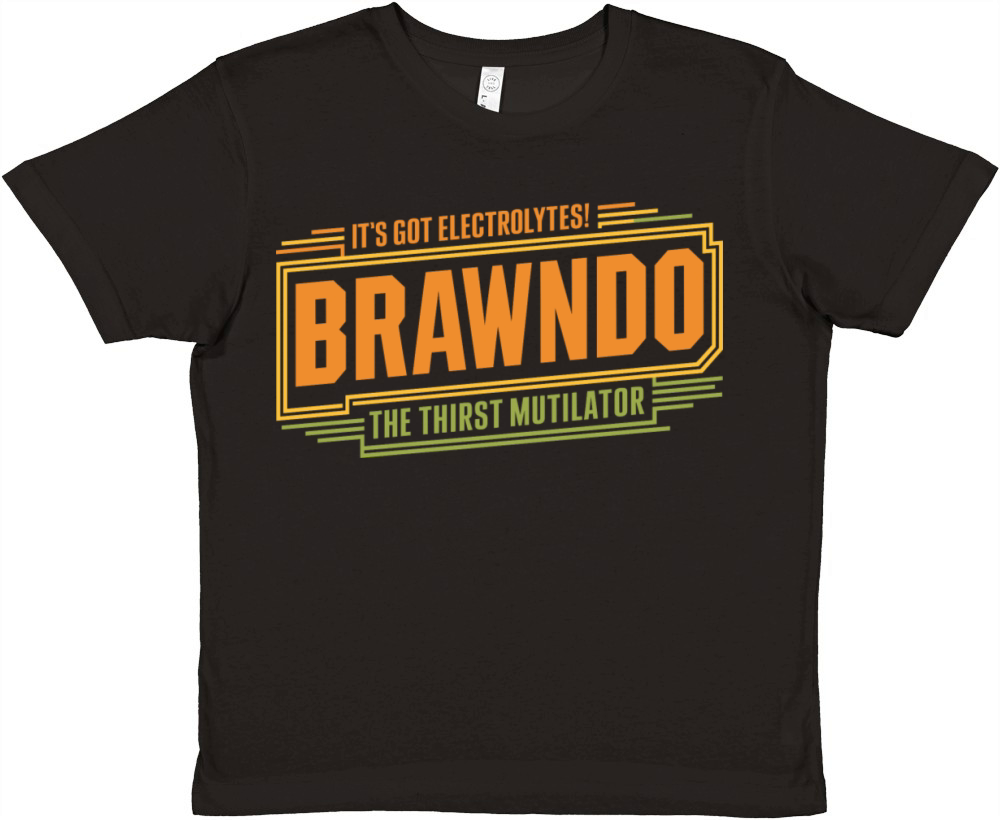 Brawndo The Thirst Mutilator Parody Design Premium Kids Crewneck T-shirt