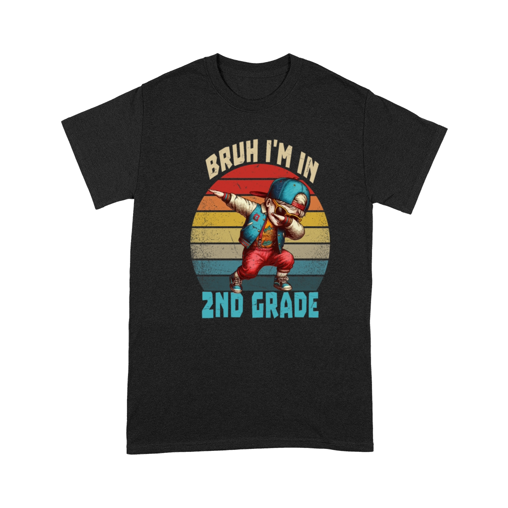 Second Grade Dabbing Boy Bruh im in 2nd Grade Premium T-shirt