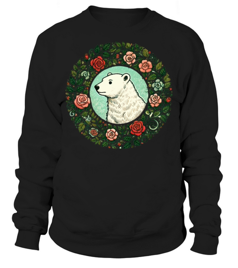 Vintage Polar Bear Sweatshirt Unisex