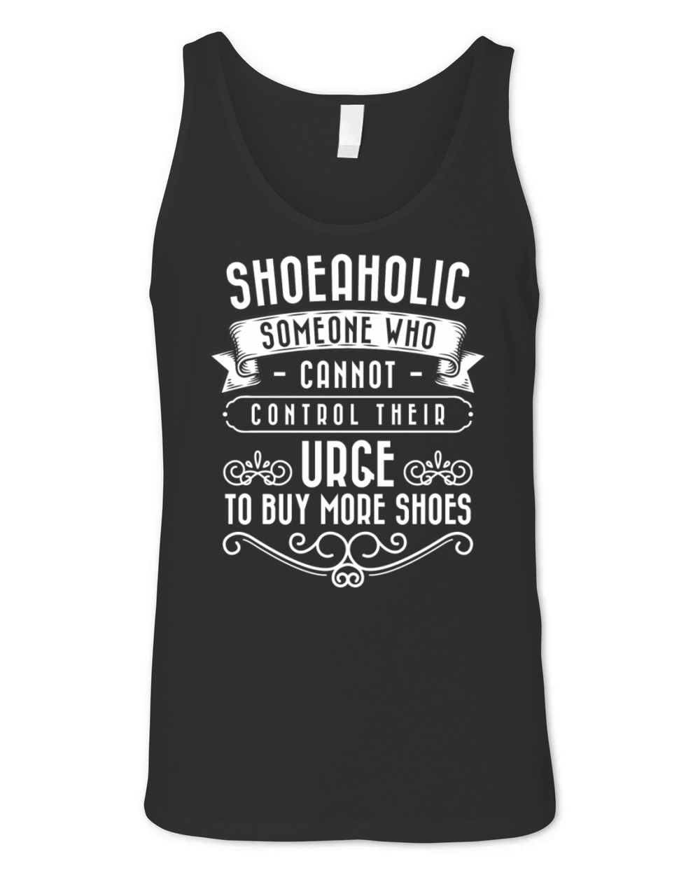Shoe Collector Shopping Sneakers Pair Unisex Jersey Tank
