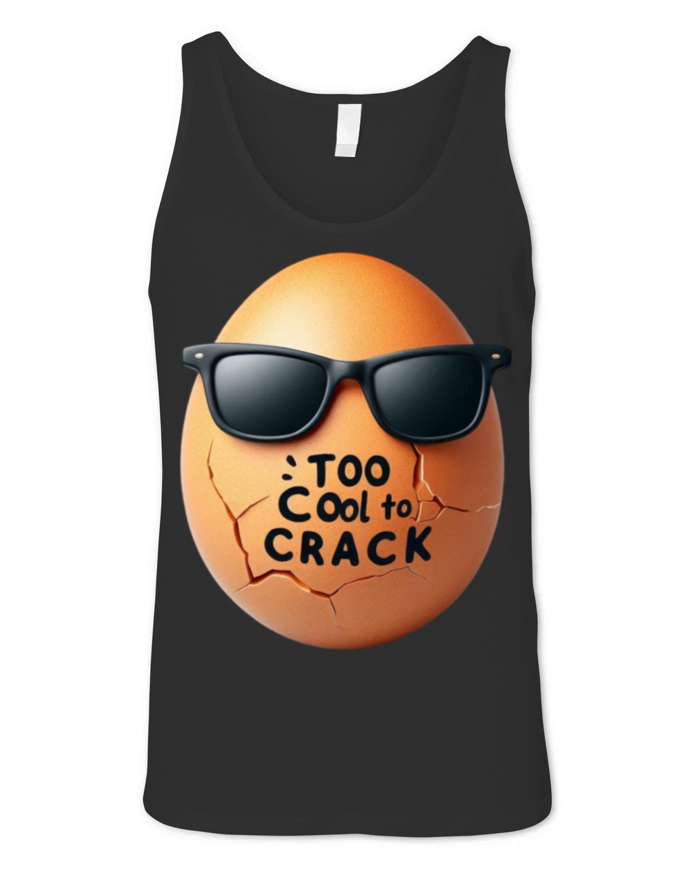 TOO COOL TO CRACK Unisex Jersey Tank