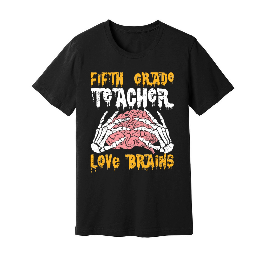 5th Grade Teachers Love Brain2 Unisex Jersey Tee