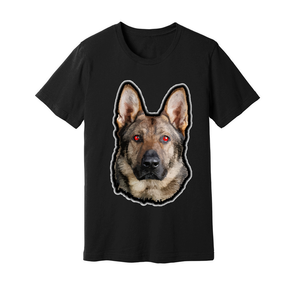 German Shepherd Custom T-shirt Design Unisex Jersey Tee