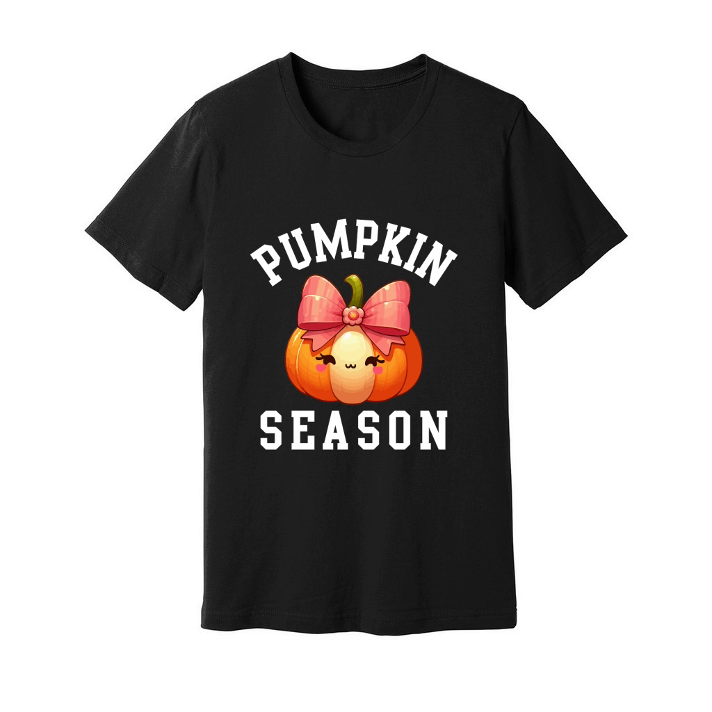 Pumpkin Season (white) Unisex Jersey Tee