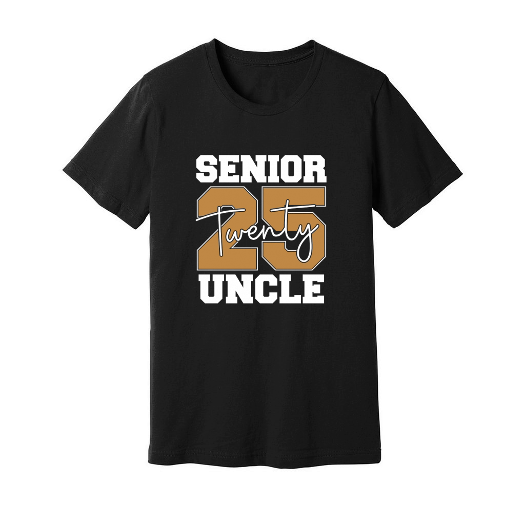 Senior twenty 2025 Uncle Unisex Jersey Tee