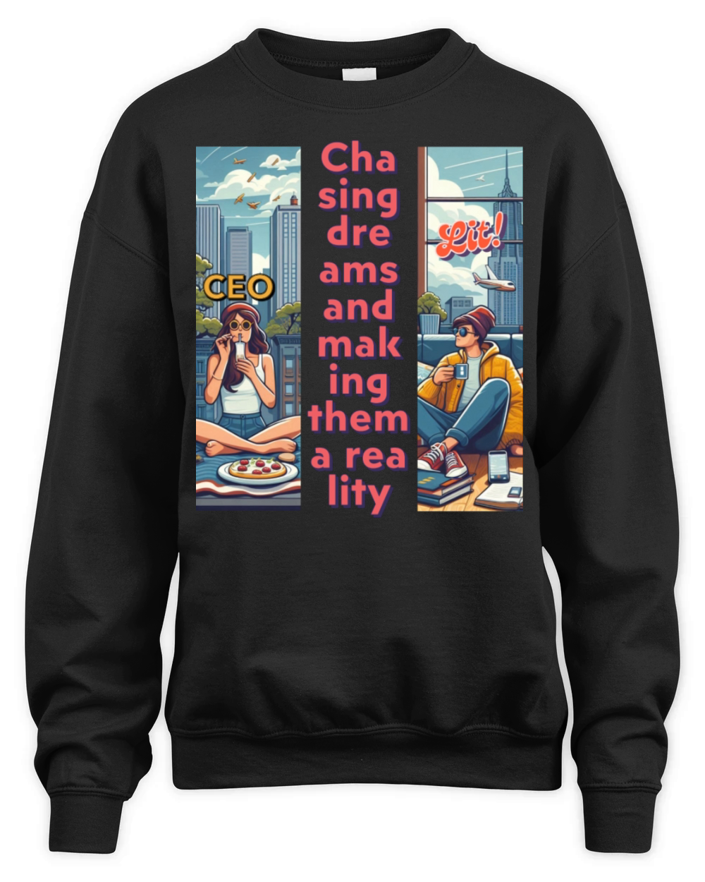 Chasing dreams Unisex Premium Crewneck Sweatshirt