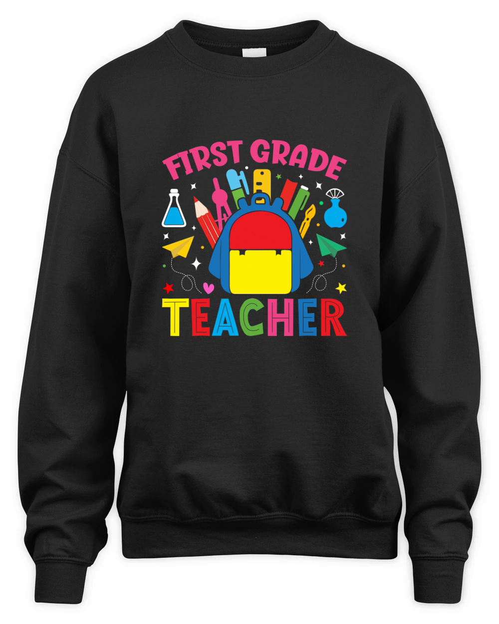 FIRST GRADE TEACHER (2) Unisex Premium Crewneck Sweatshirt