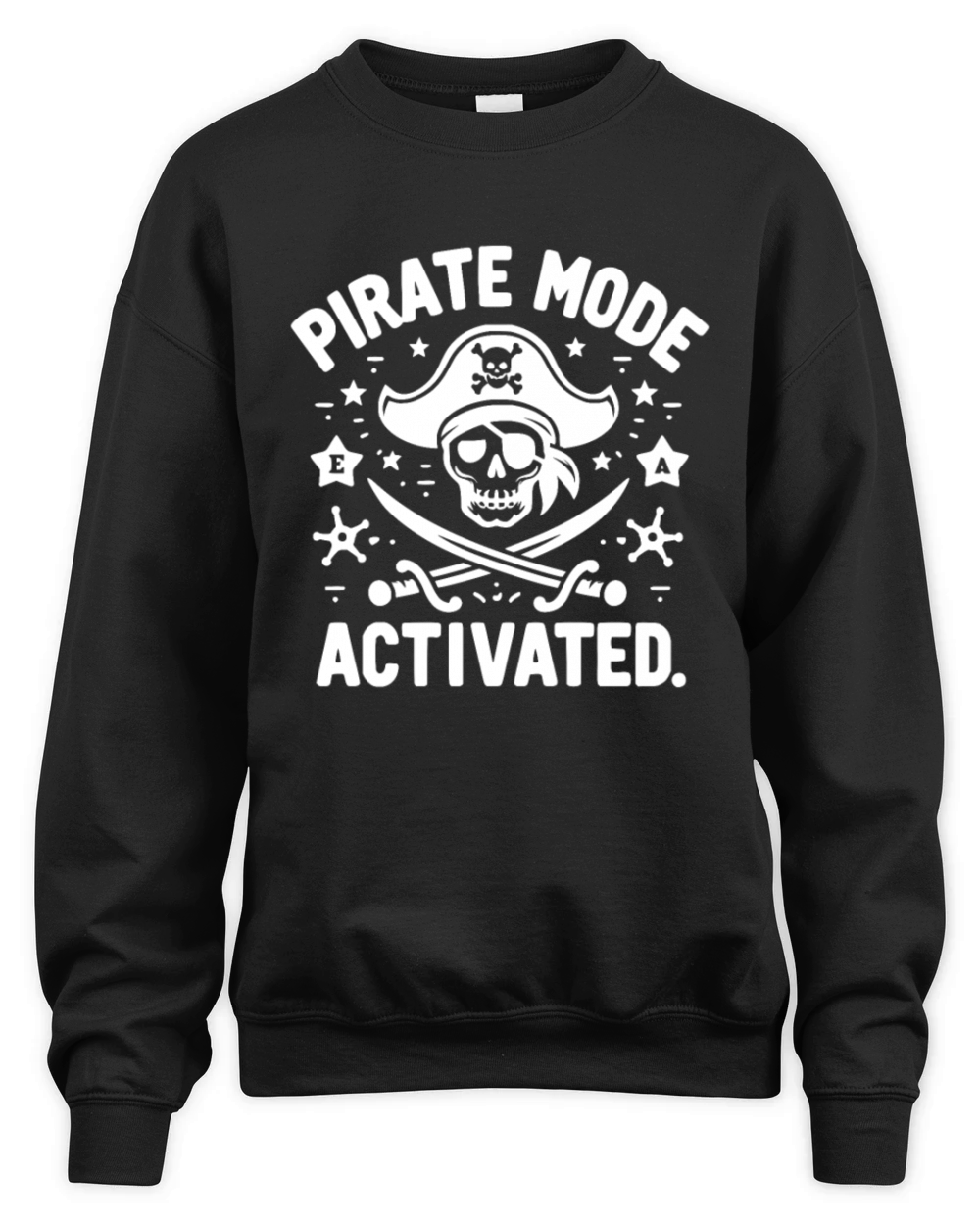 Pirate Mode Activated Unisex Premium Crewneck Sweatshirt