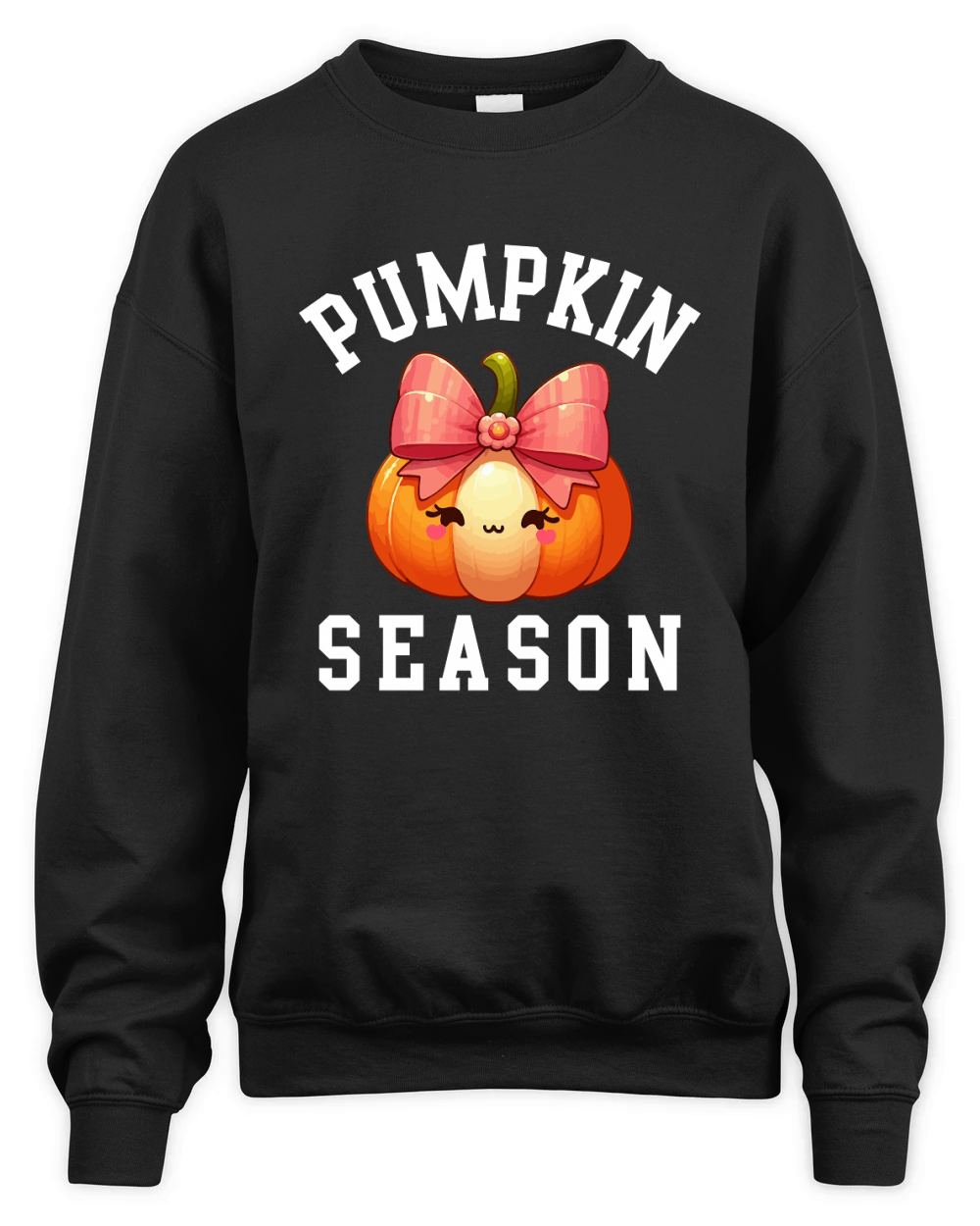 Pumpkin Season (white) Unisex Premium Crewneck Sweatshirt
