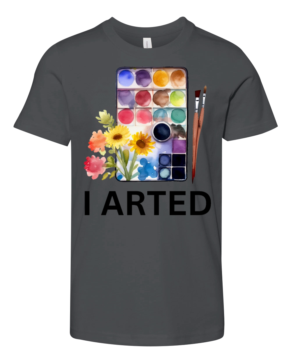 I Arted - Funny Artist Pun Youth Unisex Jersey Tee