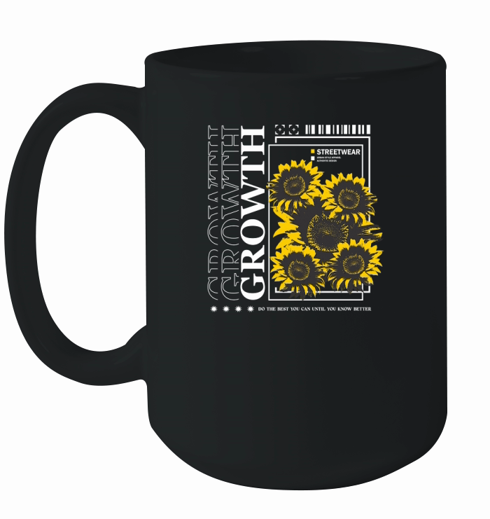 Growth sunflower urban Ceramic Mug