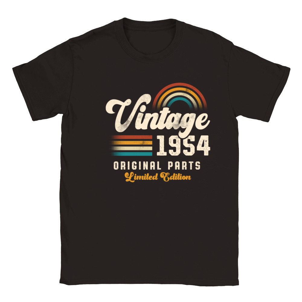 Vintage 1954 Birthday Retro Classic Kids Crewneck T-shirt