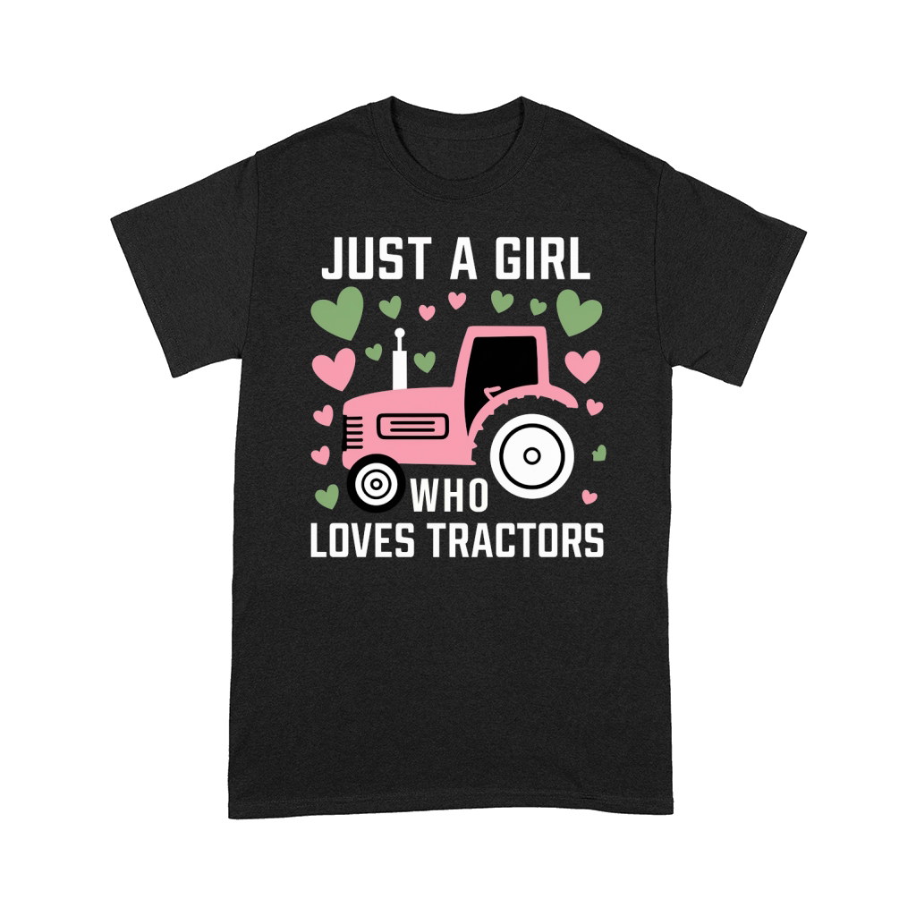 Just a Girl Who Loves Tractors Comfort T-shirt
