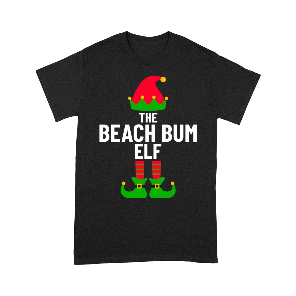 The Beach Bum Elf Christmas Comfort T-shirt
