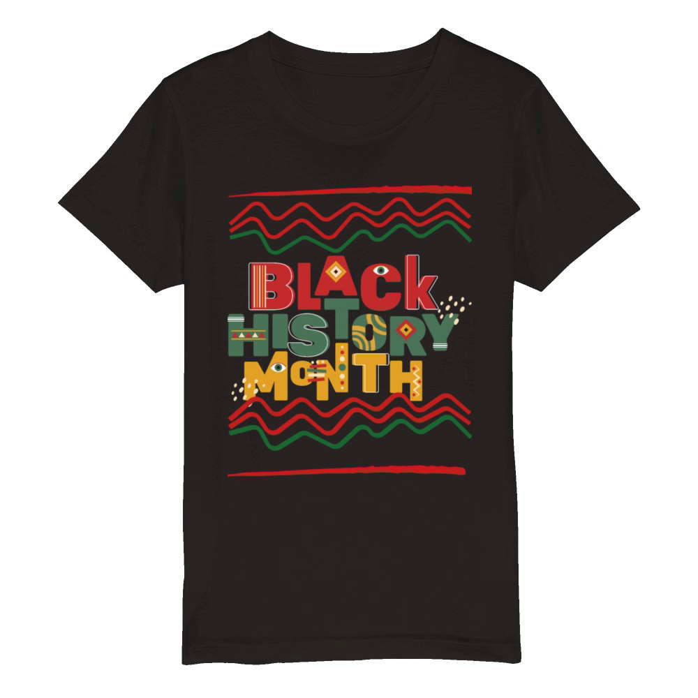 Black history month Organic Kids Crewneck T-shirt