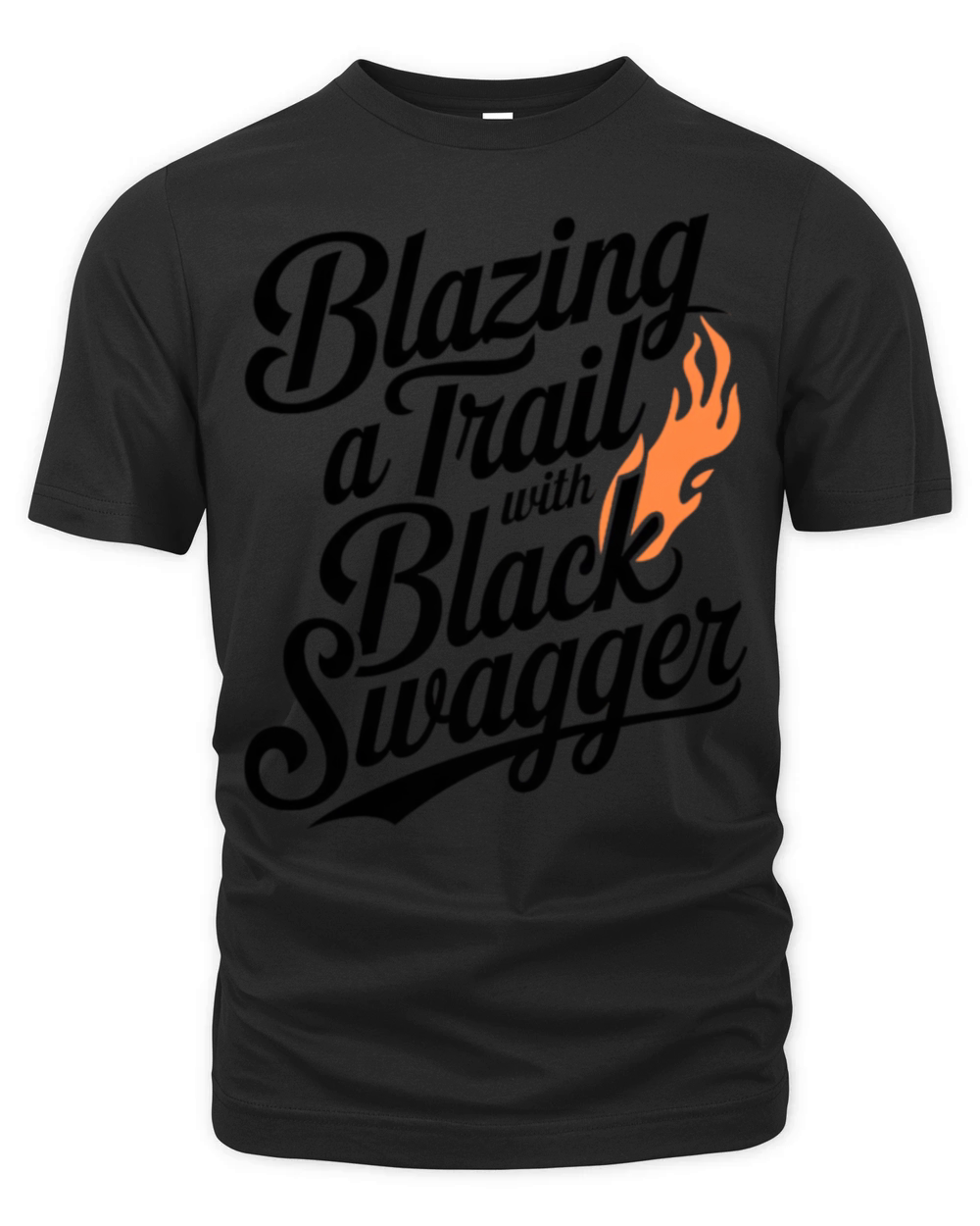 Blazing a Trail with Black Swagger Organic Unisex T-shirt