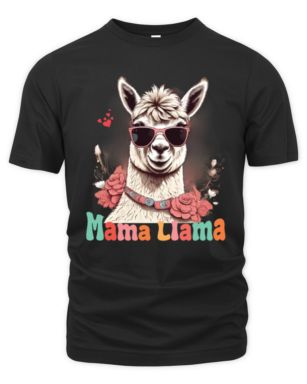 Mama Llama Funny Mother s Day for Women Mom Love Organic Unisex T-shirt