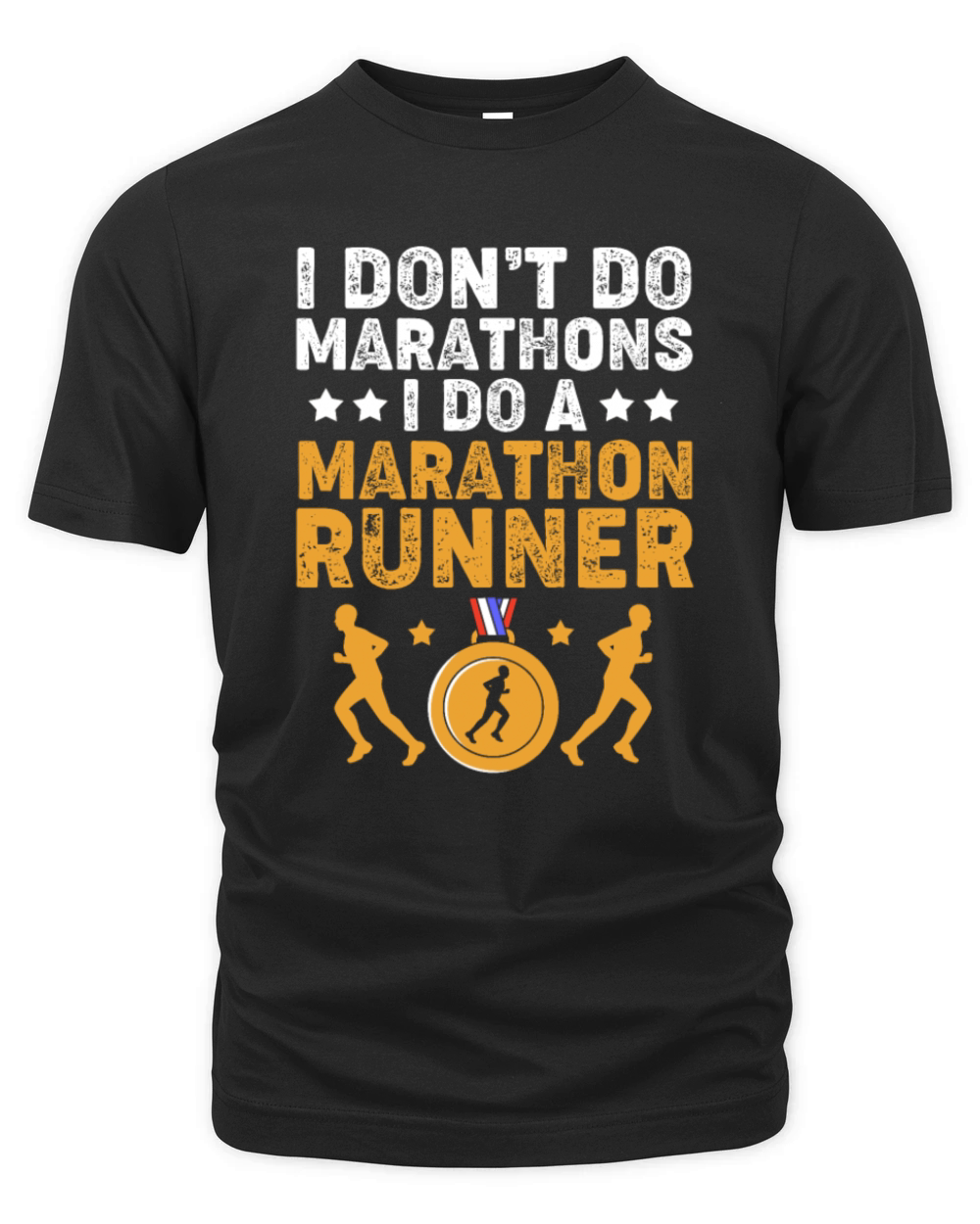 Vintage Half Marathon Runner I Dont Do Marathons Organic Unisex T-shirt
