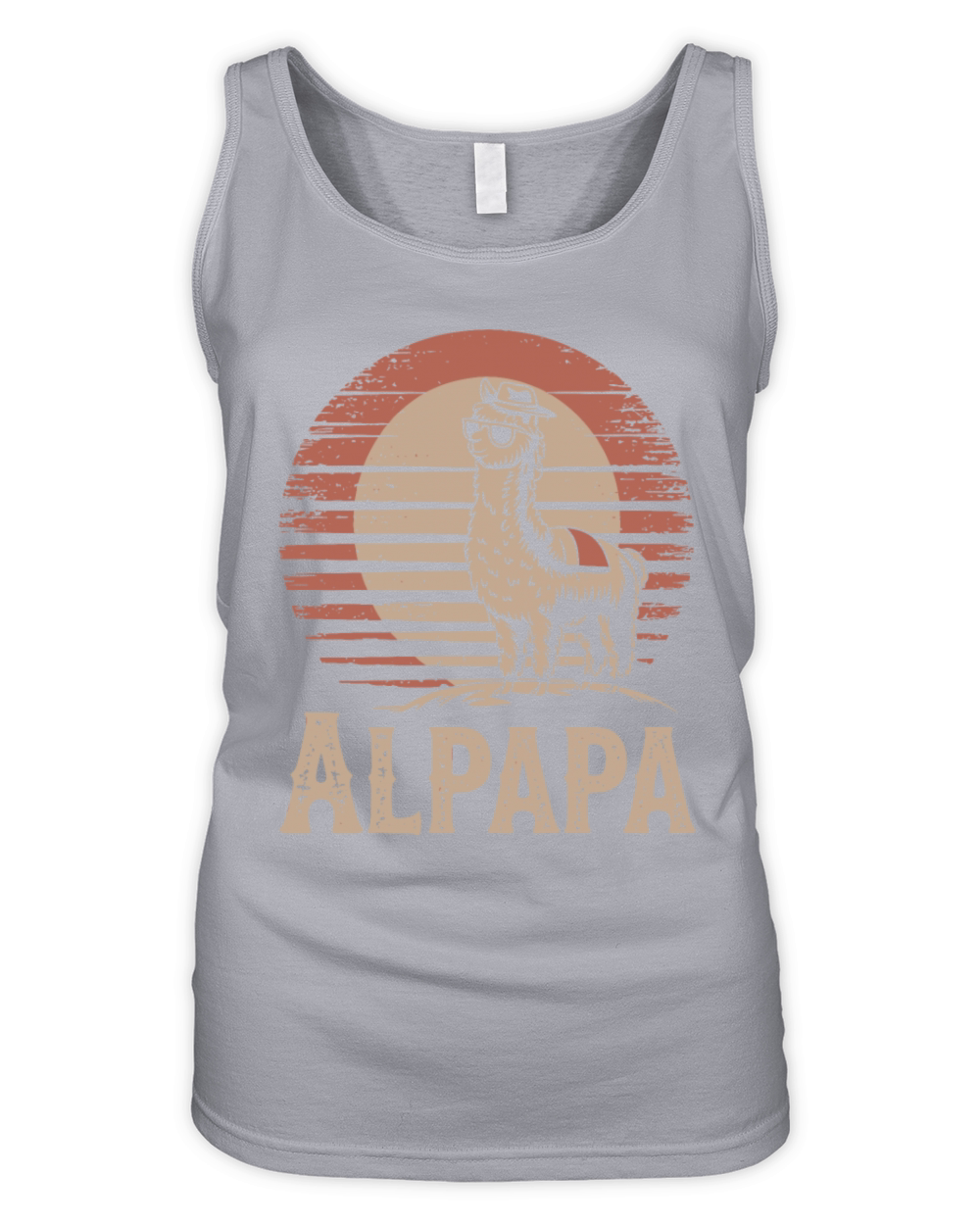 Alpapa Alpaca Dad Retro Sun Hat Sunglasses Organic Women's Tank Top