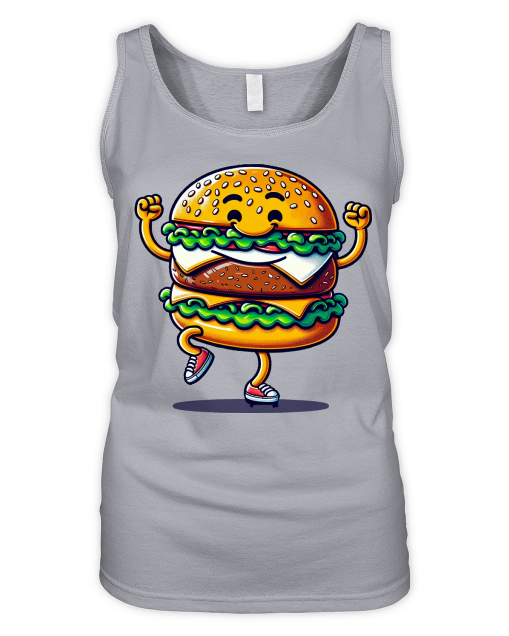 Burger Dancing Organic Women's Tank Top