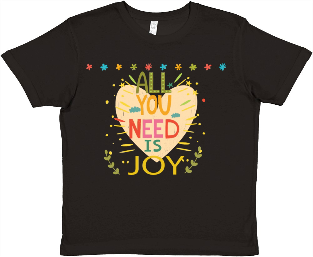 Heartwarming Kid Sayings Design Premium Kids Crewneck T-shirt